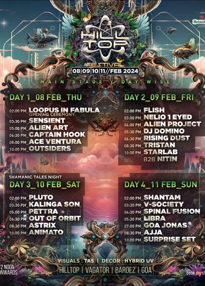 HillTop Festival 2024ラインナップ