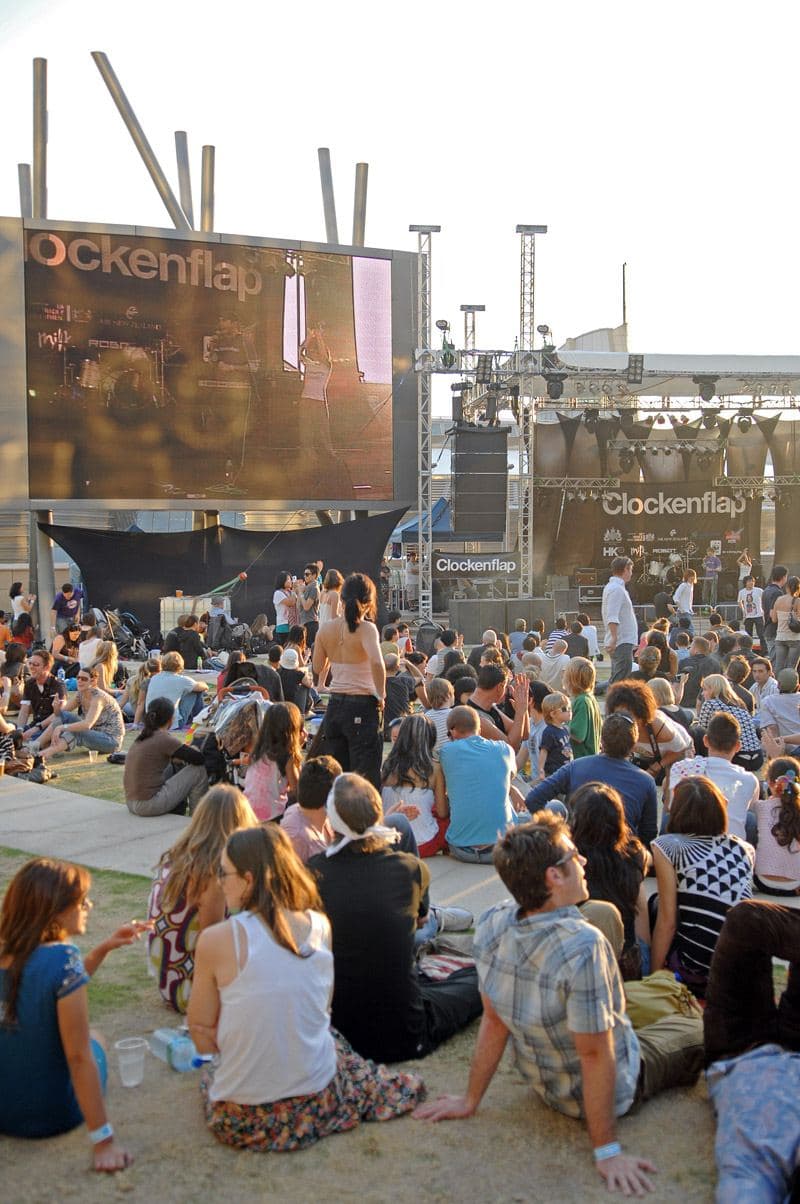 Clockenflap(香港)の会場写真