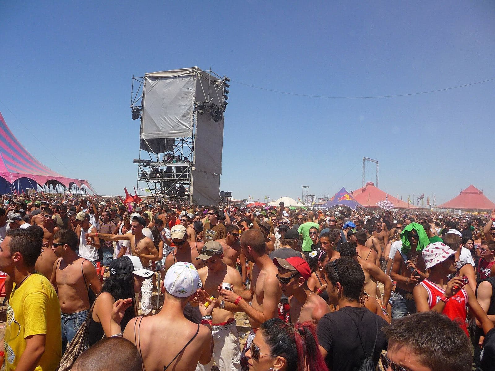 Monegros Desert Festival(スペイン)の会場写真
